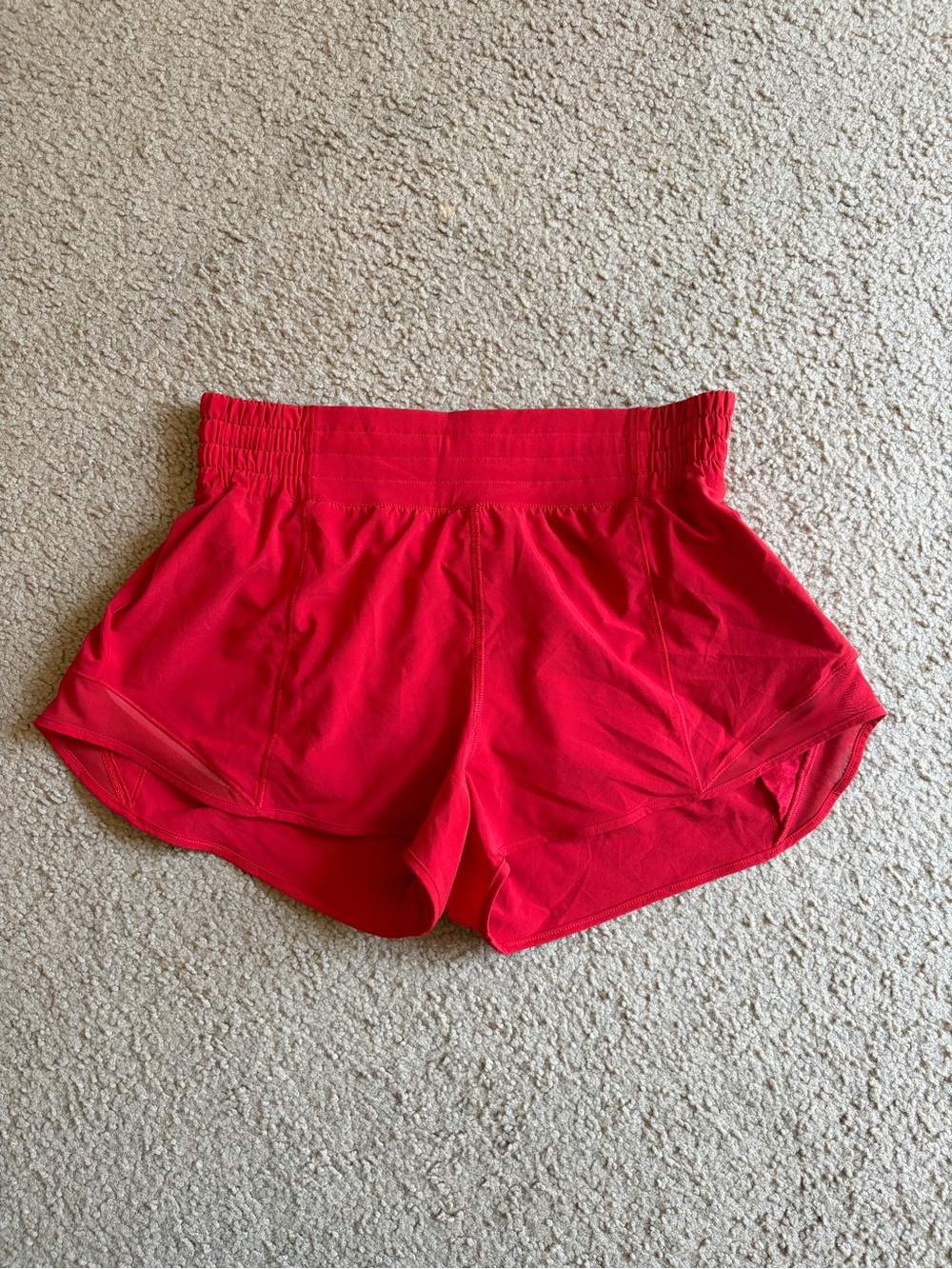 lululemon athletica Red Women's Athletic Running Shorts